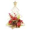 Floral & Gold Metal Glitter Tree -Home Store 810198572