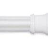 White Aluminum Decorative Shower Rod -Home Store 810351609