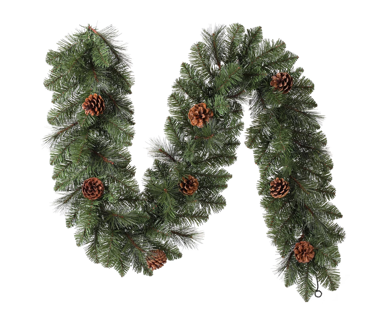 6' Pinecone Hardneedle Garland 3 6' Pinecone Hardneedle Garland