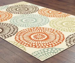 Somerville Beige Outdoor Area Rug, (5'3" X 7'6") -Home Store 810413029 3
