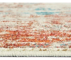 Myia Orange & Blue Abstract Area Rug, (3'10" X 5'5") -Home Store 810413034 5