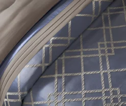 Broyhill Corinth Denim Geo 8-Piece Comforter Set -Home Store 810459761 11