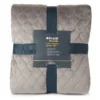 Broyhill Gray Velvet 3-Piece Quilt Set 2 Broyhill Gray Velvet 3-Piece Quilt Set -Home Store 810460616 1
