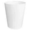 White Metal Waste Basket 2 White Metal Waste Basket -Home Store 810461780