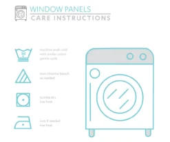 Evelyn Medallion Navy & White Room-Darkening Rod Pocket Curtain Panel Pair, (84") -Home Store 810468105 4