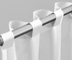 Poppy Garden Navy & Red Room-Darkening Back Tab Curtain Panel Pair, (84") -Home Store 810468161 4