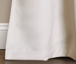 Weeping Flowers Turquoise & Tangerine Room-Darkening Rod Pocket Curtain Panel Pair, (84") -Home Store 810468243 3