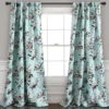 Tania Floral Room-Darkening Back Tab Curtain Panel Pair -Home Store 810468280