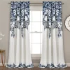 Tanisha Floral Room-Darkening Rod Pocket Curtain Panel Pair, (84") 1 Tanisha Floral Room-Darkening Rod Pocket Curtain Panel Pair, (84") -Home Store 810468287