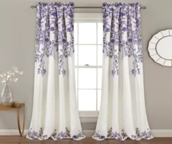 Tanisha Floral Room-Darkening Rod Pocket Curtain Panel Pair, (84") 23 Tanisha Floral Room-Darkening Rod Pocket Curtain Panel Pair, (84") -Home Store 810468288