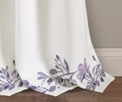 Tanisha Floral Room-Darkening Rod Pocket Curtain Panel Pair, (84") 33 Tanisha Floral Room-Darkening Rod Pocket Curtain Panel Pair, (84") -Home Store 810468288 3