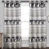 Llama Stripe Room-Darkening Grommet Curtain Panel Pair, (84") -Home Store 810468295