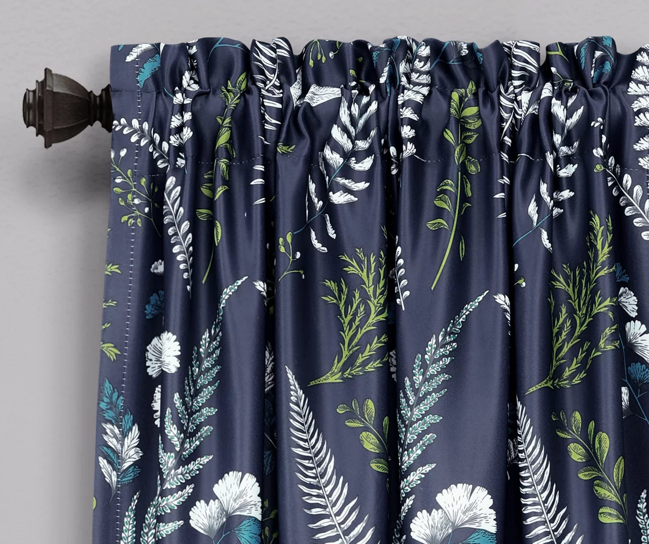 Devonia Allover Floral Room-Darkening Rod Pocket Curtain Panel Pair 11 Devonia Allover Floral Room-Darkening Rod Pocket Curtain Panel Pair - Image 9