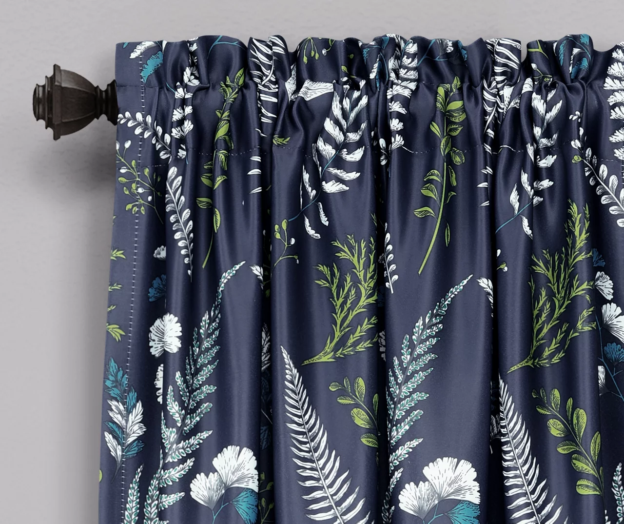 Devonia Allover Floral Room-Darkening Rod Pocket Curtain Panel Pair 18 Devonia Allover Floral Room-Darkening Rod Pocket Curtain Panel Pair - Image 16