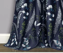 Devonia Allover Floral Room-Darkening Rod Pocket Curtain Panel Pair 39 Devonia Allover Floral Room-Darkening Rod Pocket Curtain Panel Pair -Home Store 810468317 3