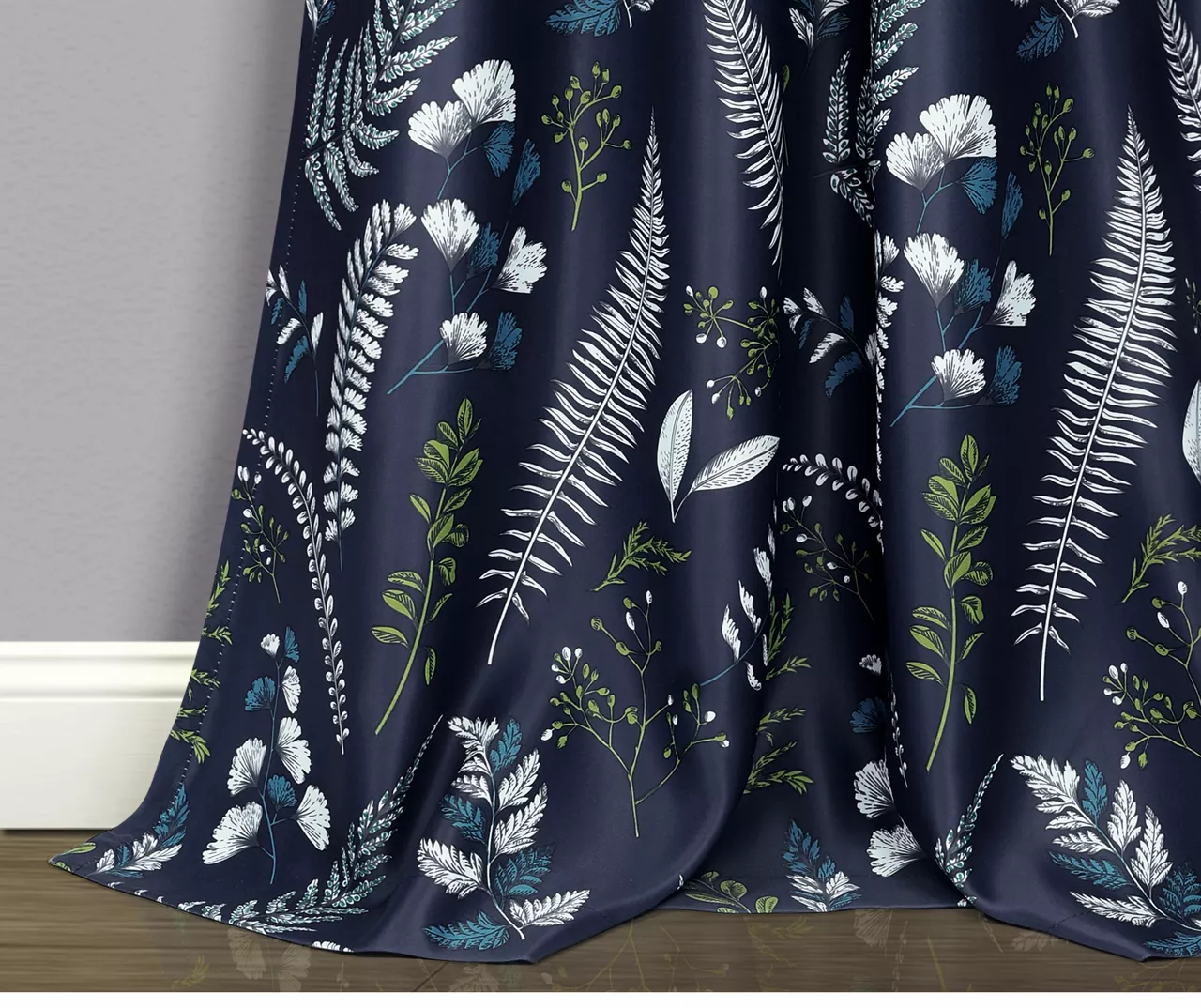 Devonia Allover Floral Room-Darkening Rod Pocket Curtain Panel Pair 20 Devonia Allover Floral Room-Darkening Rod Pocket Curtain Panel Pair - Image 18