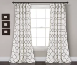 Bellagio Trellis Room-Darkening Rod Pocket Curtain Panel Pair 26 Bellagio Trellis Room-Darkening Rod Pocket Curtain Panel Pair -Home Store 810468347