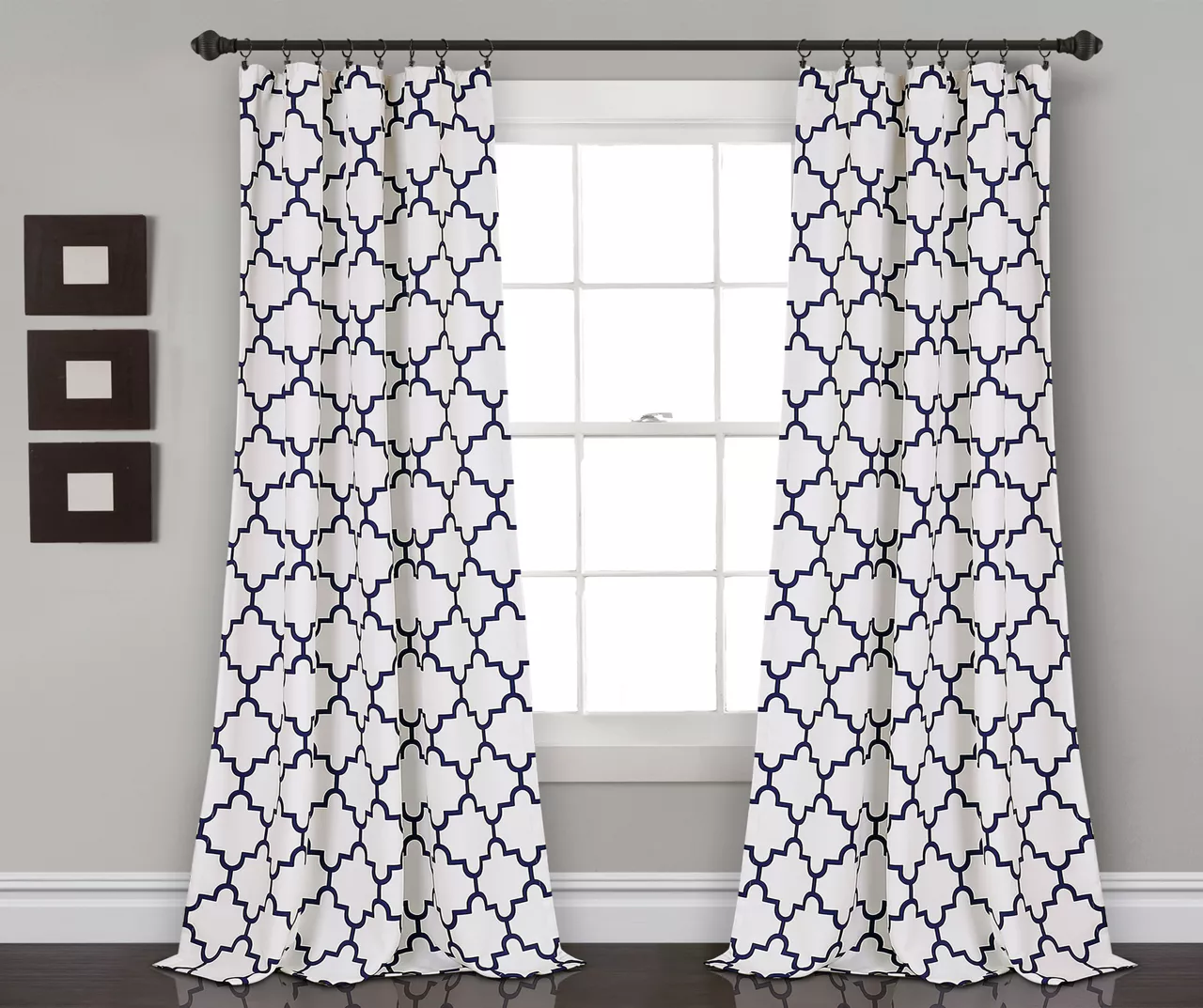 Bellagio Trellis Room-Darkening Rod Pocket Curtain Panel Pair 11 Bellagio Trellis Room-Darkening Rod Pocket Curtain Panel Pair - Image 9