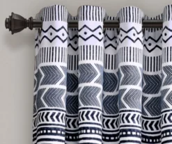 Hygge Geo Room-Darkening Grommet Curtain Panel Pair, (84") -Home Store 810468375 1