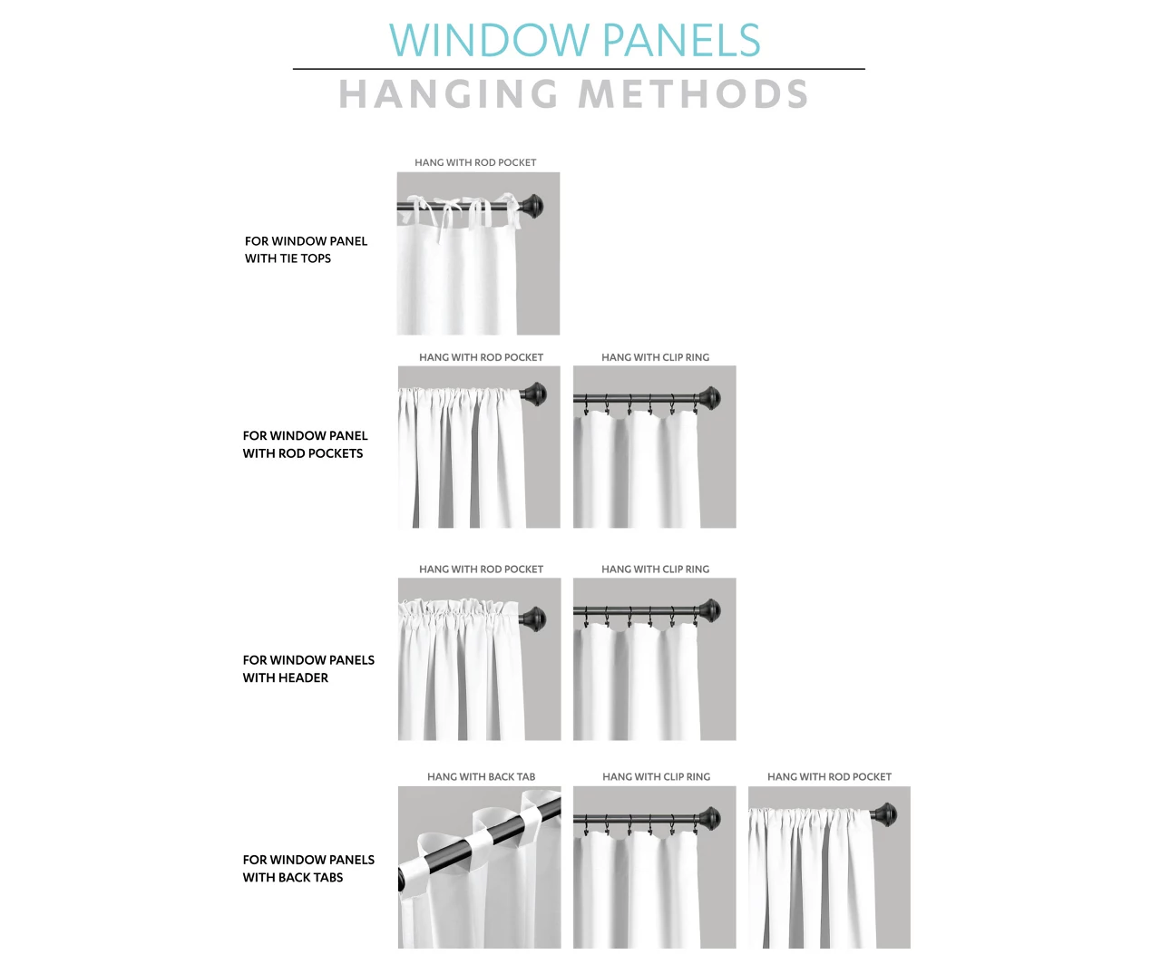 Edward Trellis Black Room-Darkening Grommet Curtain Panel Pair, (84") 9 Edward Trellis Black Room-Darkening Grommet Curtain Panel Pair, (84") - Image 7