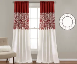 Estate Garden Room-Darkening Rod Pocket Curtain Panel Pair -Home Store 810468436