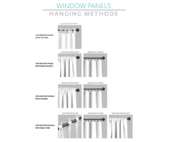 Estate Garden Room-Darkening Rod Pocket Curtain Panel Pair -Home Store 810468437 5