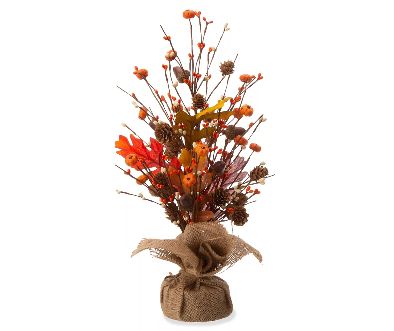 Pumpkin & Pinecone Stack Centerpiece 4 Pumpkin & Pinecone Stack Centerpiece - Image 2