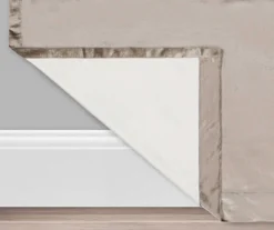 Harper Mushroom Velvet Blackout Rod Pocket Curtain Panel, (95") 13 Harper Mushroom Velvet Blackout Rod Pocket Curtain Panel, (95") -Home Store 810474941 3