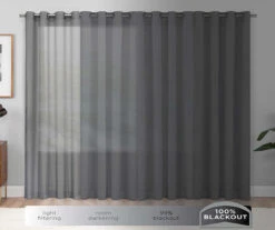 Harper Mushroom Velvet Blackout Rod Pocket Curtain Panel, (95") 18 Harper Mushroom Velvet Blackout Rod Pocket Curtain Panel, (95") -Home Store 810474941 8