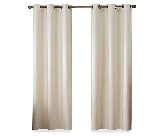 Gabriella Ivory Blackout Grommet Curtain Panel, (63") 6 Gabriella Ivory Blackout Grommet Curtain Panel, (63") - Image 4