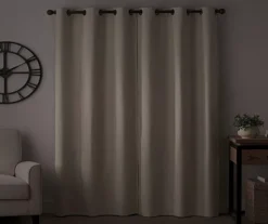 Gabriella Ivory Blackout Grommet Curtain Panel, (63") 16 Gabriella Ivory Blackout Grommet Curtain Panel, (63") -Home Store 810475068 6