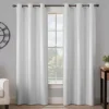 Gabriella Light Gray Blackout Grommet Curtain Panel, (63") -Home Store 810475134 1