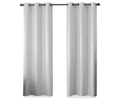 Gabriella Light Gray Blackout Grommet Curtain Panel, (63") 14 Gabriella Light Gray Blackout Grommet Curtain Panel, (63") -Home Store 810475134 4
