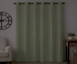 Gabriella Sage Blackout Grommet Curtain Panel, (63") -Home Store 810475139 6