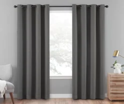 Eclipse Cara Blackout Grommet Curtain Panel -Home Store 810475194 1