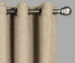 Cara Mocha Blackout Grommet Curtain Panel, (108") 12 Cara Mocha Blackout Grommet Curtain Panel, (108") -Home Store 810475210 2