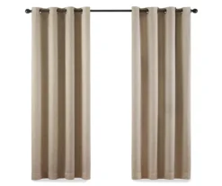 Cara Mocha Blackout Grommet Curtain Panel, (108") 14 Cara Mocha Blackout Grommet Curtain Panel, (108") -Home Store 810475210 4