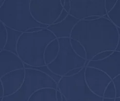 Round & Round Navy Blackout Grommet Curtain Panel, (84") -Home Store 810475232 5