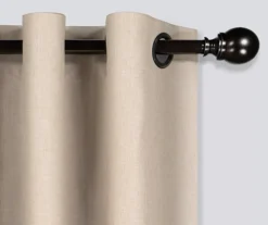 Gabriella Beige Blackout Grommet Curtain Panel, (84") 12 Gabriella Beige Blackout Grommet Curtain Panel, (84") -Home Store 810475374 2