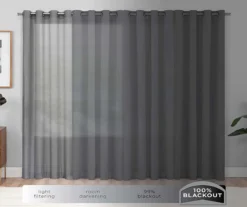 Gabriella Beige Blackout Grommet Curtain Panel, (84") 18 Gabriella Beige Blackout Grommet Curtain Panel, (84") -Home Store 810475374 8