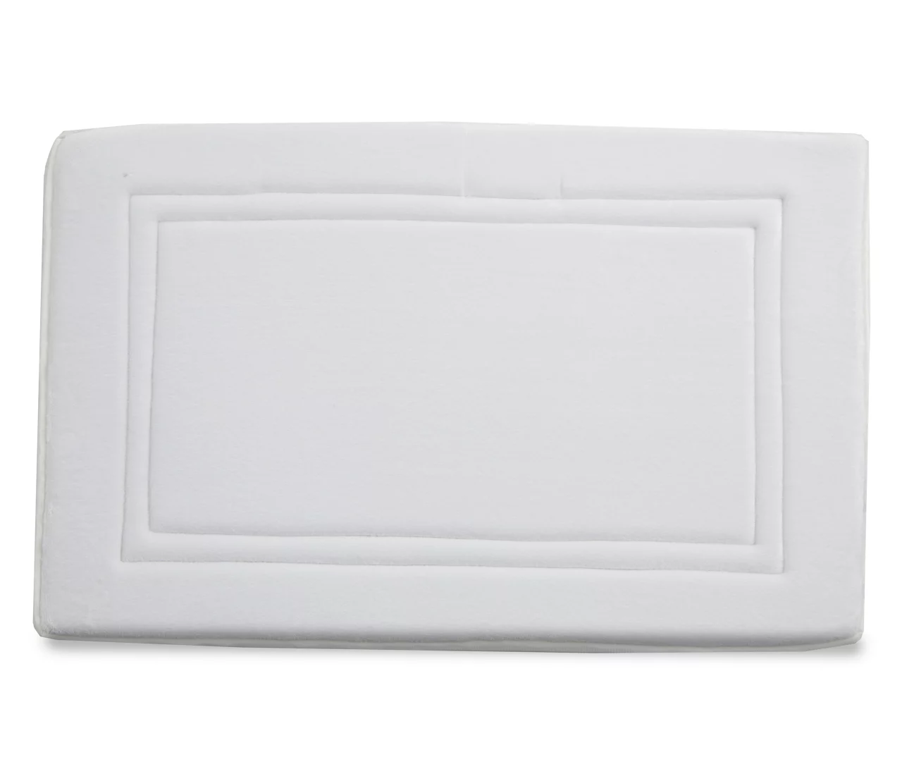 STP White Memory Foam Bath Rug 3 STP White Memory Foam Bath Rug