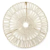 White Round Woven Wall Decor -Home Store 810501160