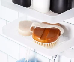 Frosted Hanging Shower Caddy -Home Store 810504132 2