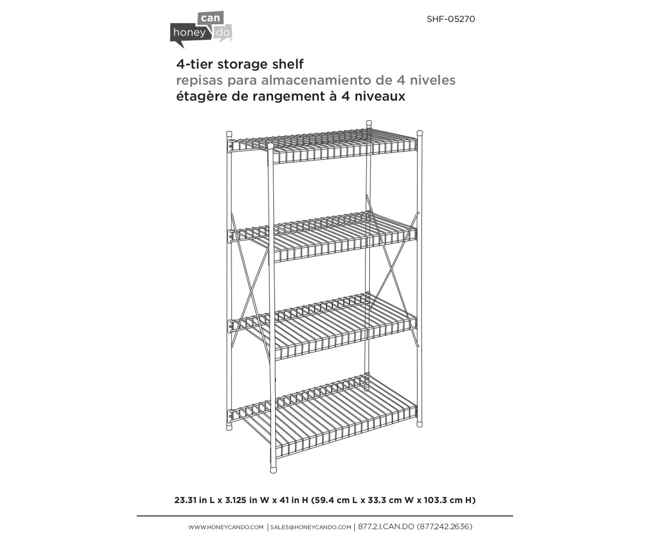 4-Tier Storage Shelf 6 4-Tier Storage Shelf - Image 4