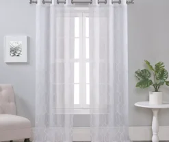 Broyhill Geo Sheer Grommet Curtain Panel Pair -Home Store 810507477