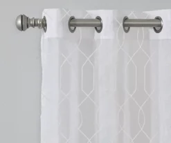 Broyhill Geo Sheer Grommet Curtain Panel Pair -Home Store 810507477 3