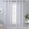 Broyhill Cassandra Floral Sheer Grommet Curtain Panel Pair -Home Store 810507479
