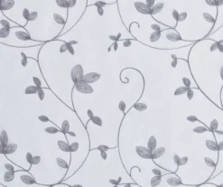 Broyhill Cassandra Floral Sheer Grommet Curtain Panel Pair -Home Store 810507479 2