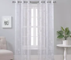 Broyhill Cassandra Floral Sheer Grommet Curtain Panel Pair -Home Store 810507480