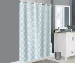 Emma Blue EZ Hang Shower Curtain -Home Store 810507743